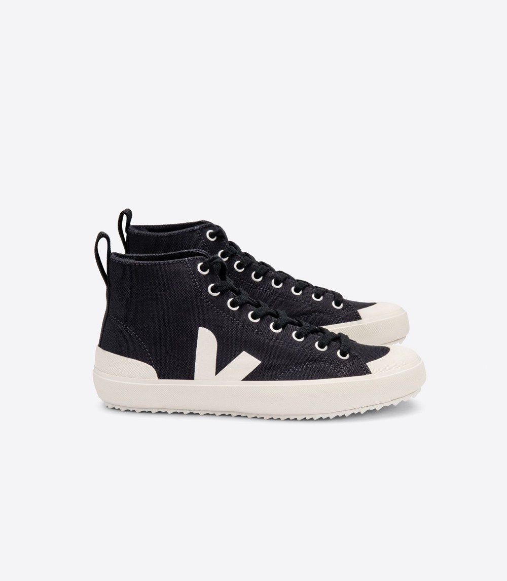 Veja Sneakers Womens - Nova Ht Canvas - Black - 4207NPMJQ